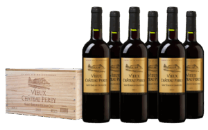 Vieux Chateau Perey Saint Emilion Grand Cru in wijnkist